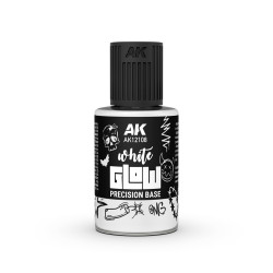 Bote de White Glow Precision Base AK Interactive