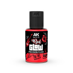 Bote de Red Glow Precision Fluor AK Interactive