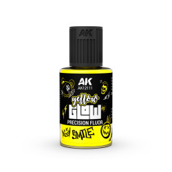 Bote de Yellow Glow Precision Fluor AK Interactive