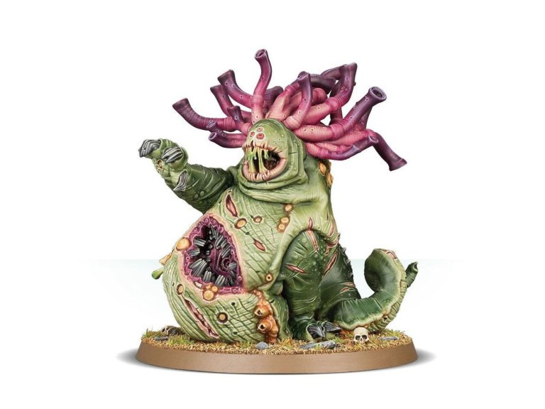 Bestia de Nurgle de la Célula Bubónica montada
