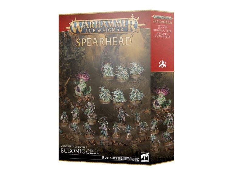 Caja de juego Punta de lanza Agusanados de Nurgle