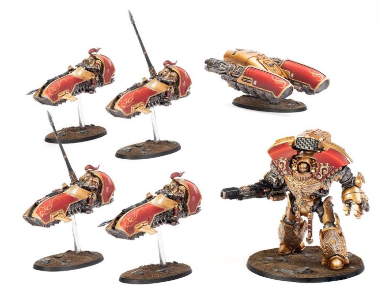 Support Battle Group Custodes miniaturas montadas