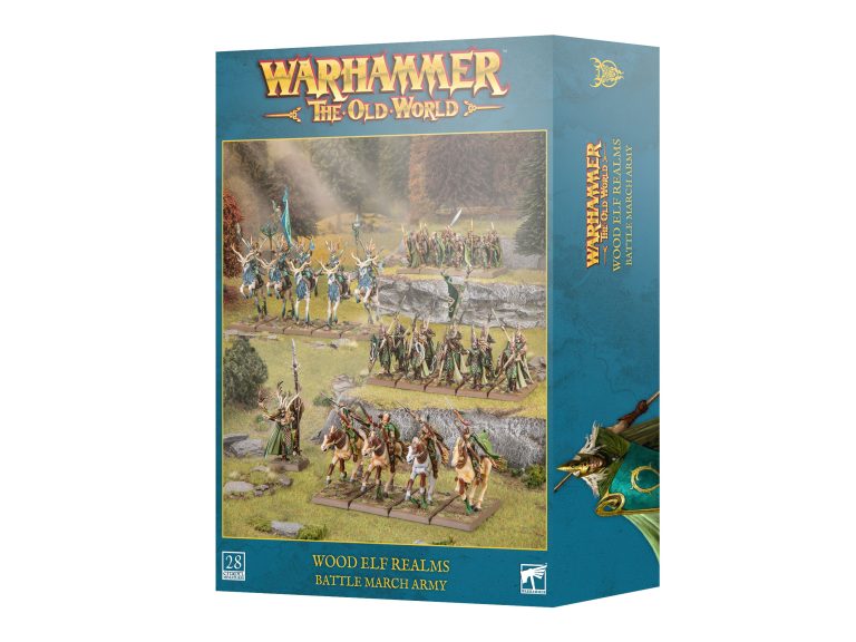 Caja de Battle March Army: Wood Elf Realms