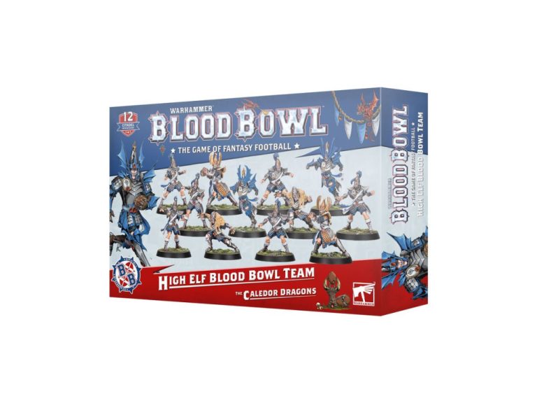 Caja del Equipo High Elf de Blood Bowl The Caledor Dragons