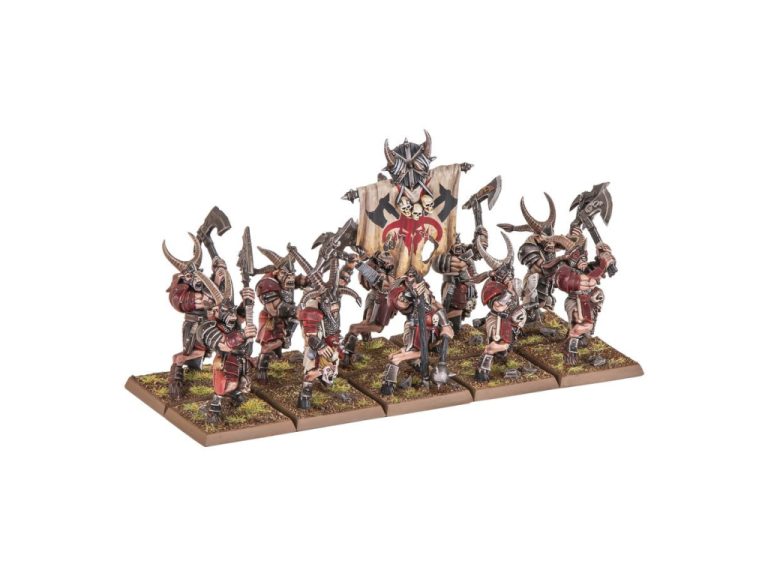 Manada de Bestigors del ejercito Beastmen Brayherds
