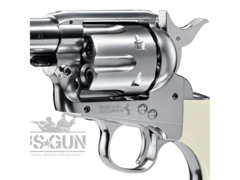 Revolver Colt 4.5mm Umarex Saa .45 Peacemaker 5.5″ Plateado