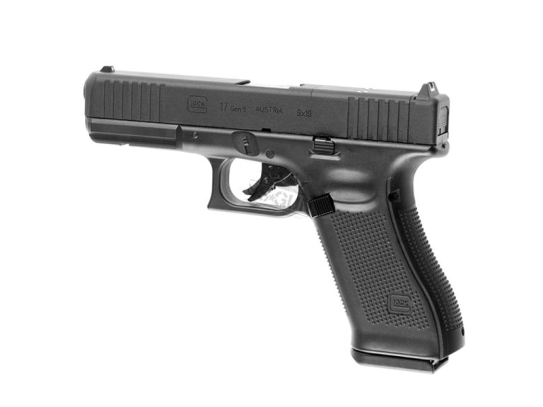 Vista lateral Pistola Glock 17 Gen 5 MOS 4.5mm Umarex