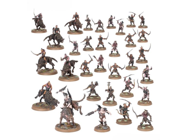 Miniaturas de Battlehost Dol Guldur pintadas y montadas
