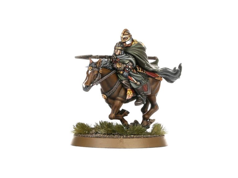 Miniaturas de Éowyn y Merry a pie y montados
