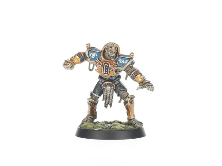 Miniatura de Reyes Funerarios montada y pintada para Blood Bowl