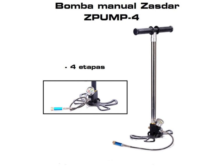 Bomba manual PCP Zasdar 4 etapas vista frontal