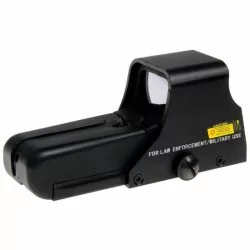 Mira Holográfica 552 Eotech negra, robusta y ajustable