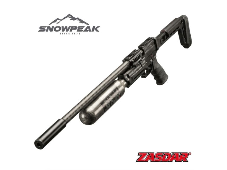 Carabina PCP Snowpeak Zasdar AP1000 4.5 mm lateral diagonal