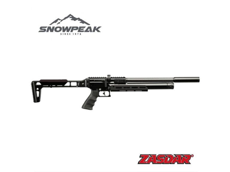 Vista posterior carabina Snowpeak AP900 6.35 mm
