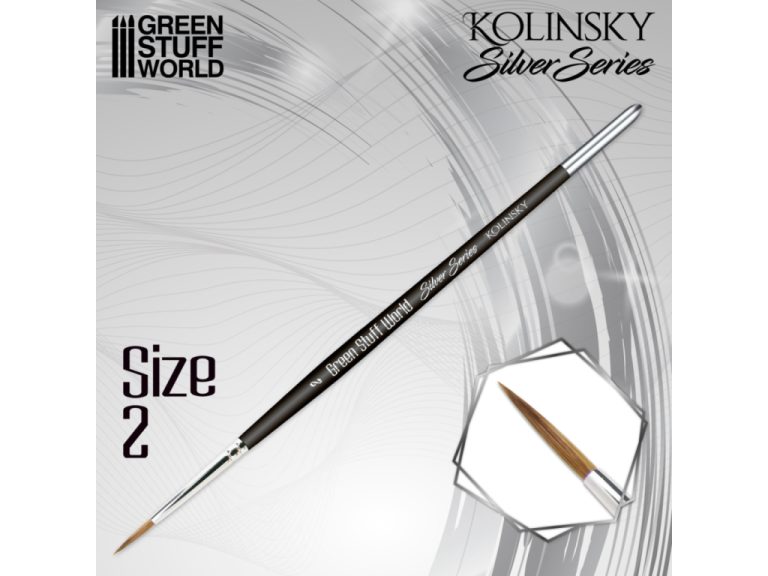 Pincel Kolinsky Silver Series 2 GSW
