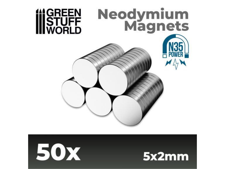 imanes neodimio 5x2mm N35