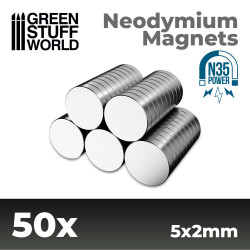 imanes neodimio 5x2mm N35