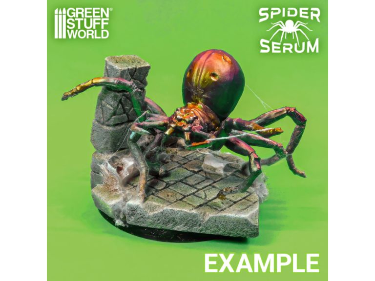 Efecto de telas de araña aplicadas con Serum Tela de Araña GSW