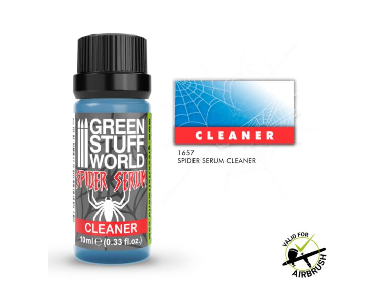 Limpiador Spider Serum de Green Stuff World para mantenimiento