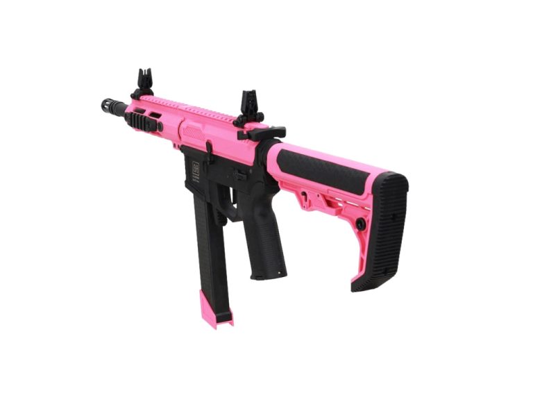 Vista superior del Specna Arms Sa-FX01 Flex Gen.2 Negro Rosa