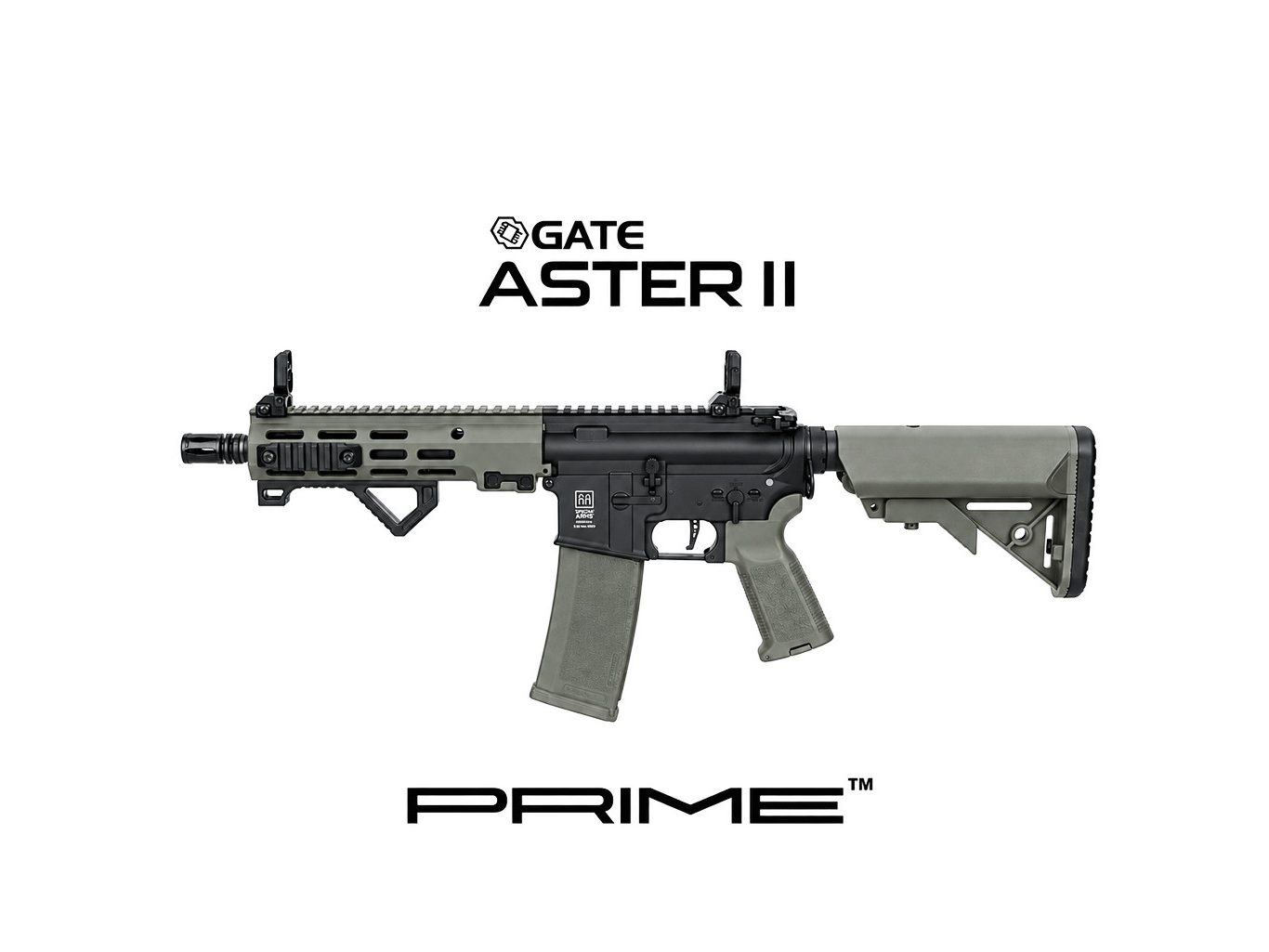 Fusil Specna Arms Prime SA-P23 Aster II Brushless Negro Verde