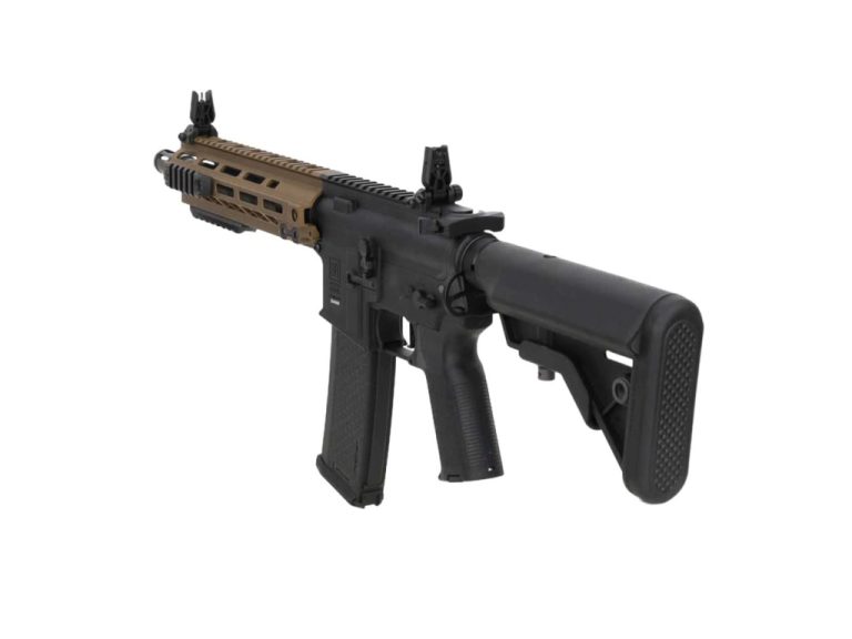 Specna Arms Prime SA-P29 Aster II Brushless Negro Bronce perspectiva desde atrás
