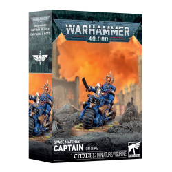 CAPITAN EN MOTO Marines Espaciales Warhammer · VSGun