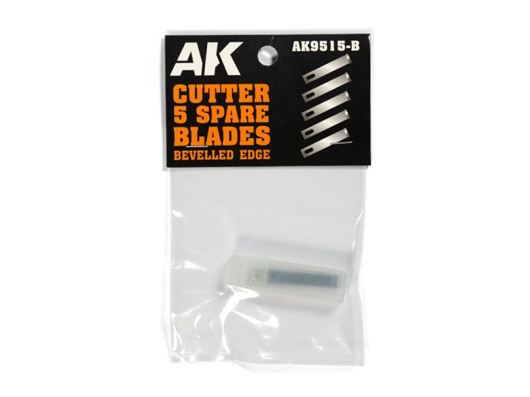 Recambios de cuchillas de filo biselado AK en empaque