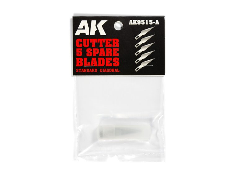 Blíster de recambios de cuchillas diagonales AK