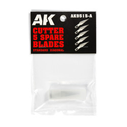 Blíster de recambios de cuchillas diagonales AK