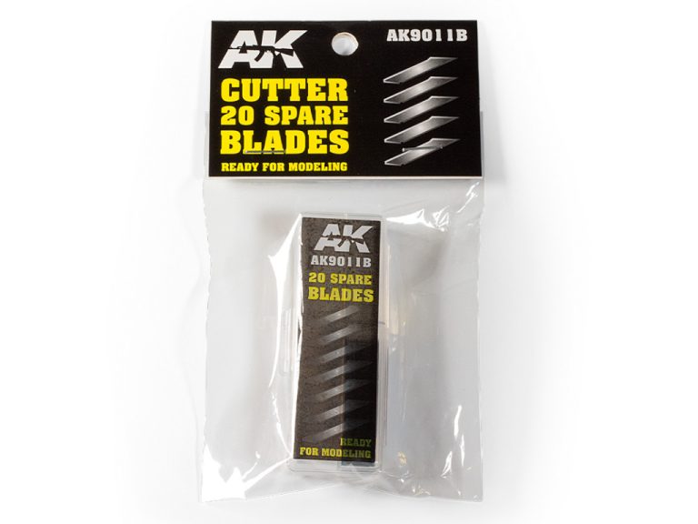 Blíster de recambios para cúter AK de modelismo