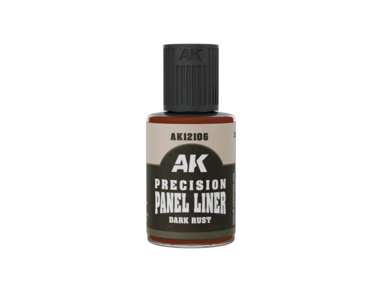 Bote de Precision Paneliner Dark Rust AK Interactive