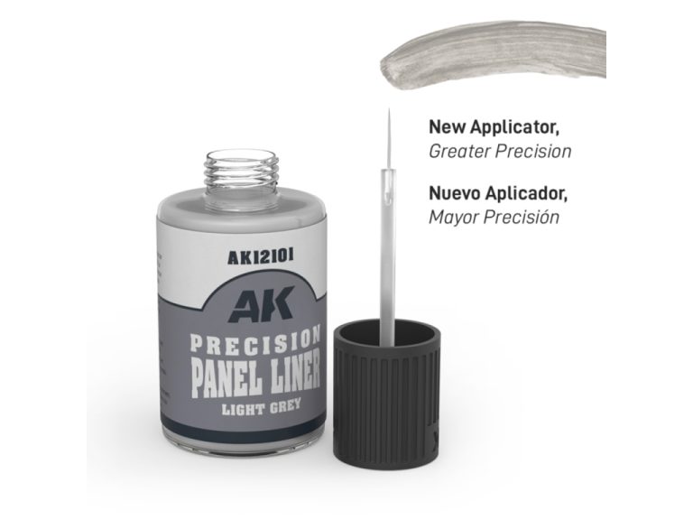 Pincel aplicador de precisión del panelador Light Grey