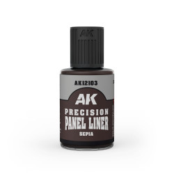 Bote de Precision Paneliner Sepia AK Interactive
