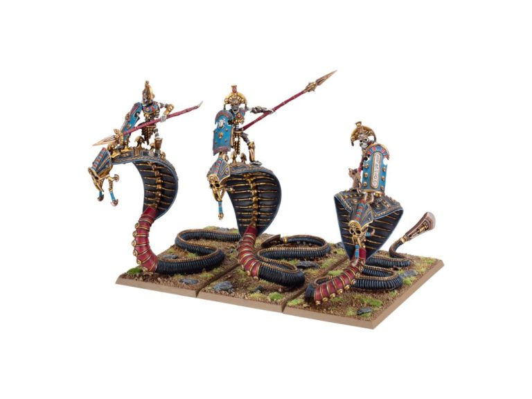 Necropolis Knights Tomb Kings montados y pintados