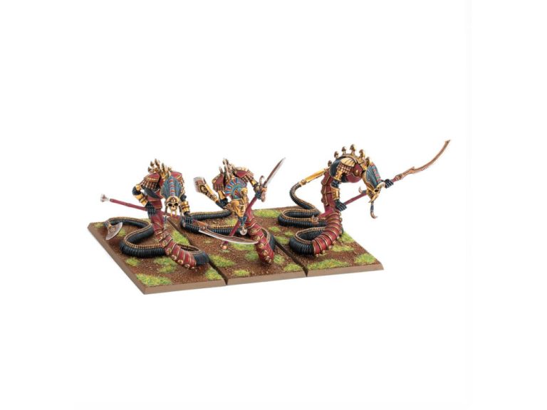Sepulchral Stalkers de Tomb Kings montados y pintados