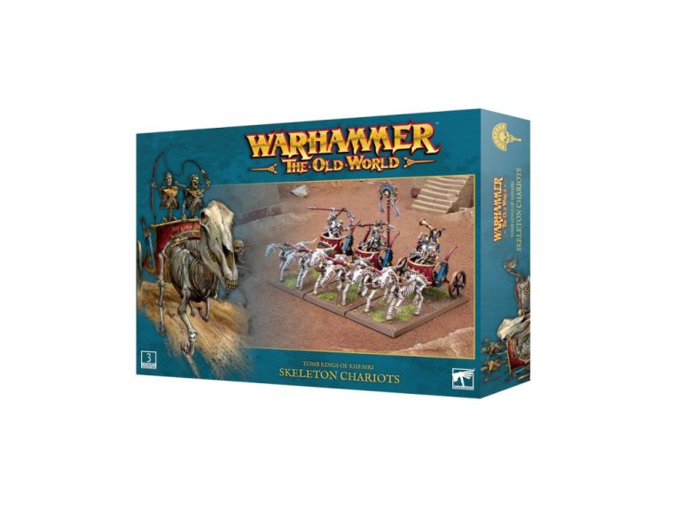 Caja del kit Skeleton Chariots Tomb Kings de Khemri