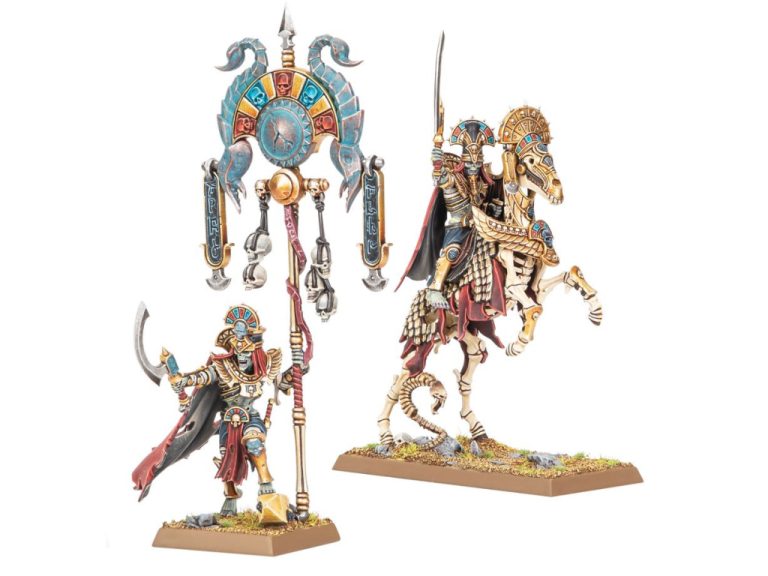 Royal Heralds Tomb Kings montados y pintados