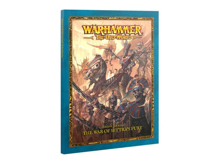 Portada del suplemento Arcane Journal The War of Settra's Fury