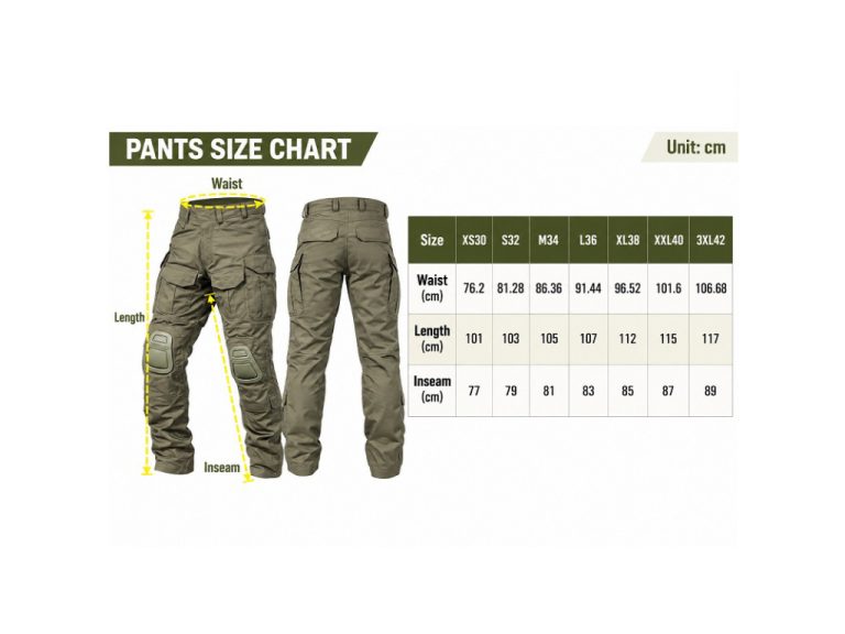 Pantalón G3M Conquer Tiger tallas medidas