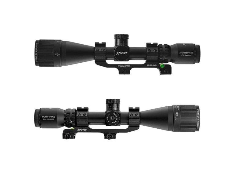 Mira retroiluminada sk 4-16x44 storm optics negra
