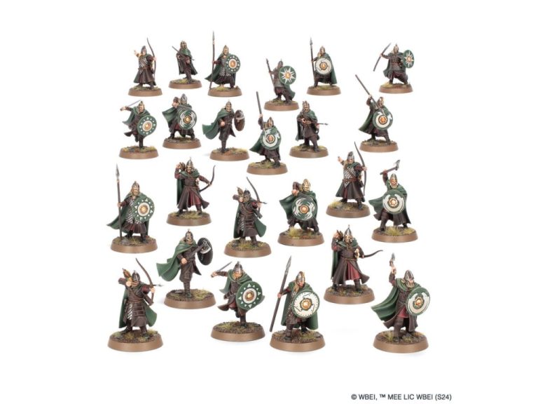 Miniaturas montadas y pintadas de Rohan