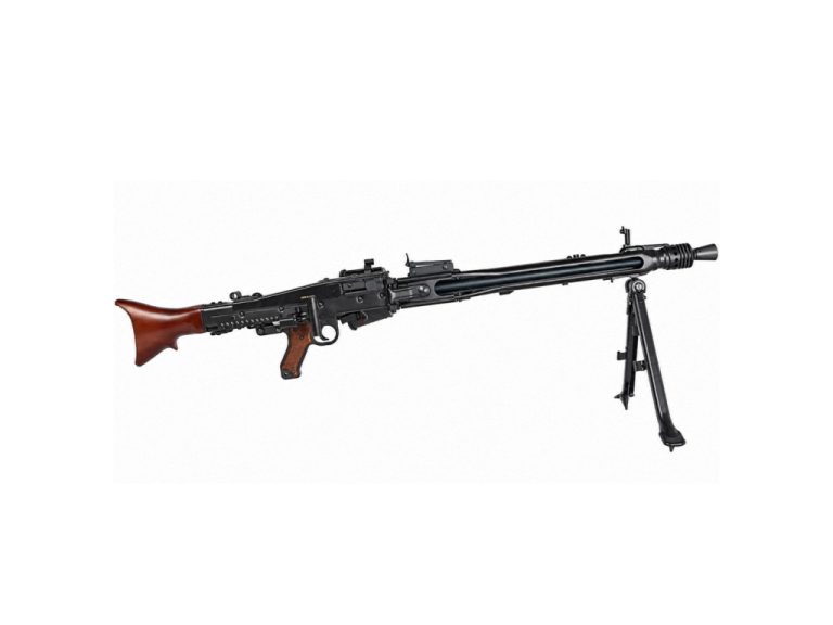 Lancer MG42 WWII Full Metal Aeg Negra Madera lateral