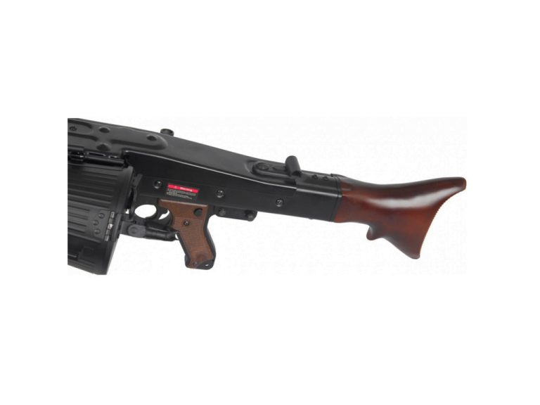 Réplica Lancer MG42 WWII Full Metal Aeg vista trasera