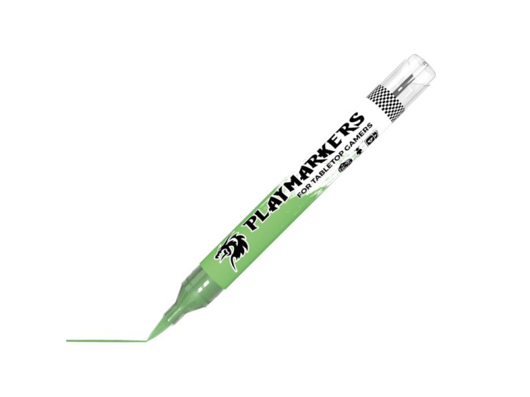 Color verde aplicado con rotulador AK Animal Green