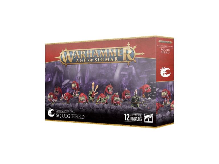 Caja de miniaturas Squig Herd de los Gloomspite Gitz
