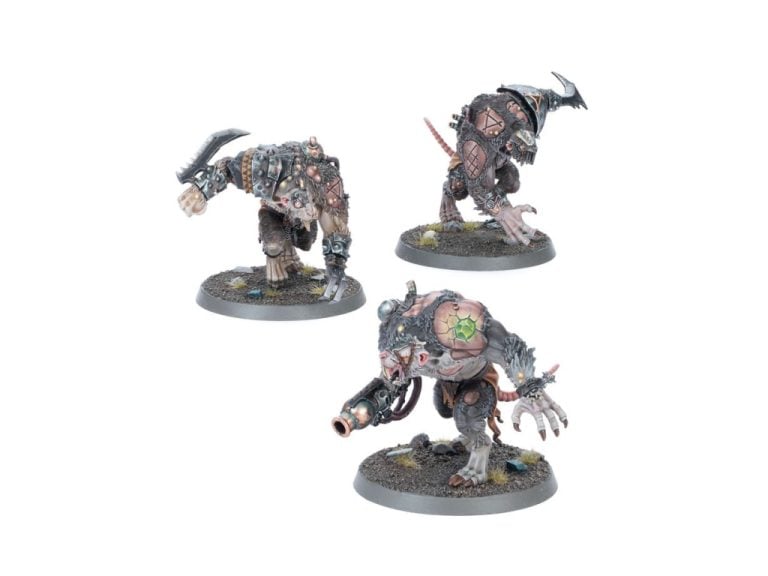Miniaturas de Rataogors Skaven