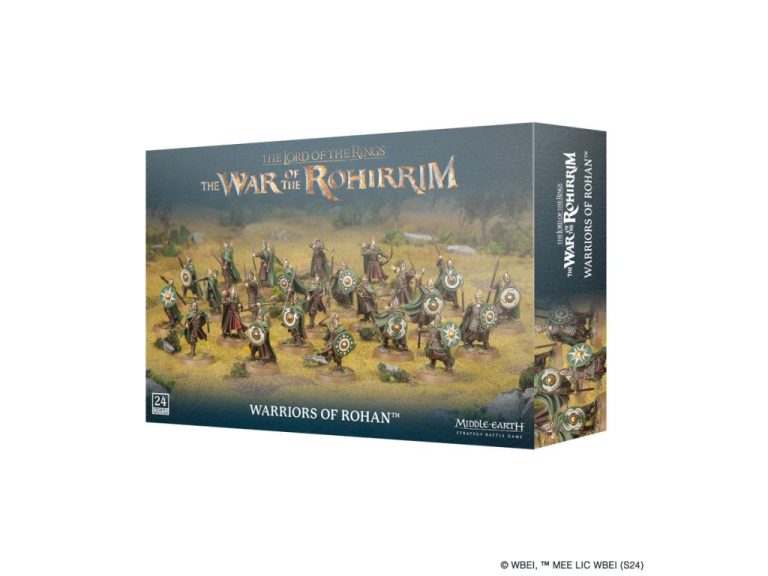 Caja del kit de miniaturas de Guerreros de Rohan
