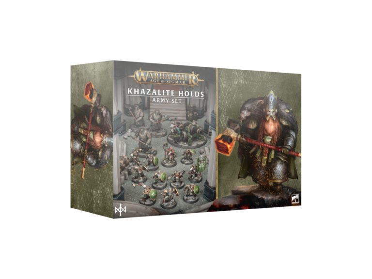 Caja en inglés Khazalite Holds Army Set
