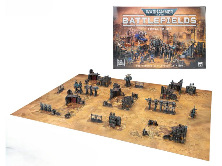 Terreno prepintado de Campos de batalla: Armageddon en mesa